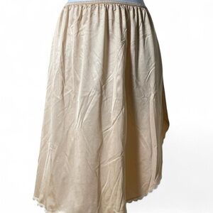 Vintage Warners Soft Pink Midi Slip Skirt